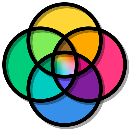 A drawing of a tree in the shape of a brain with a tree house in it. The tree house has a rope hanging from its doorway, and a red heart painted beneath its roof.